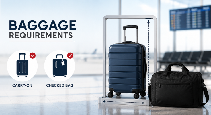 What are Delta Airlines' baggage requirements?